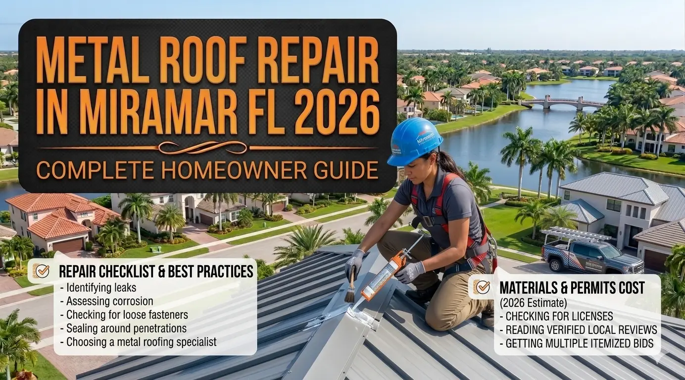 Metal Roof Repair Miramar FL